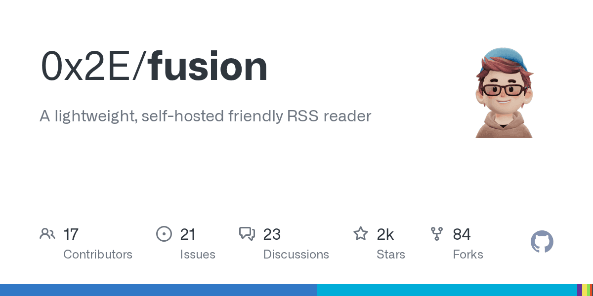 Fusion: a lightweight RSS reader with Fever API support and no AI features