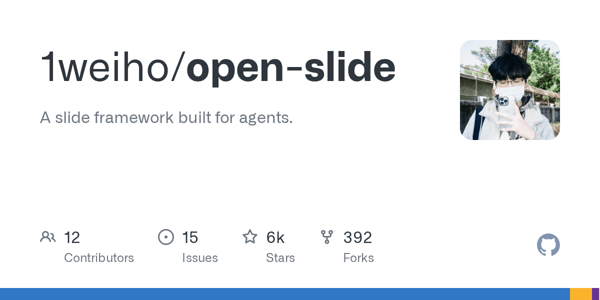 A slide framework built for agents