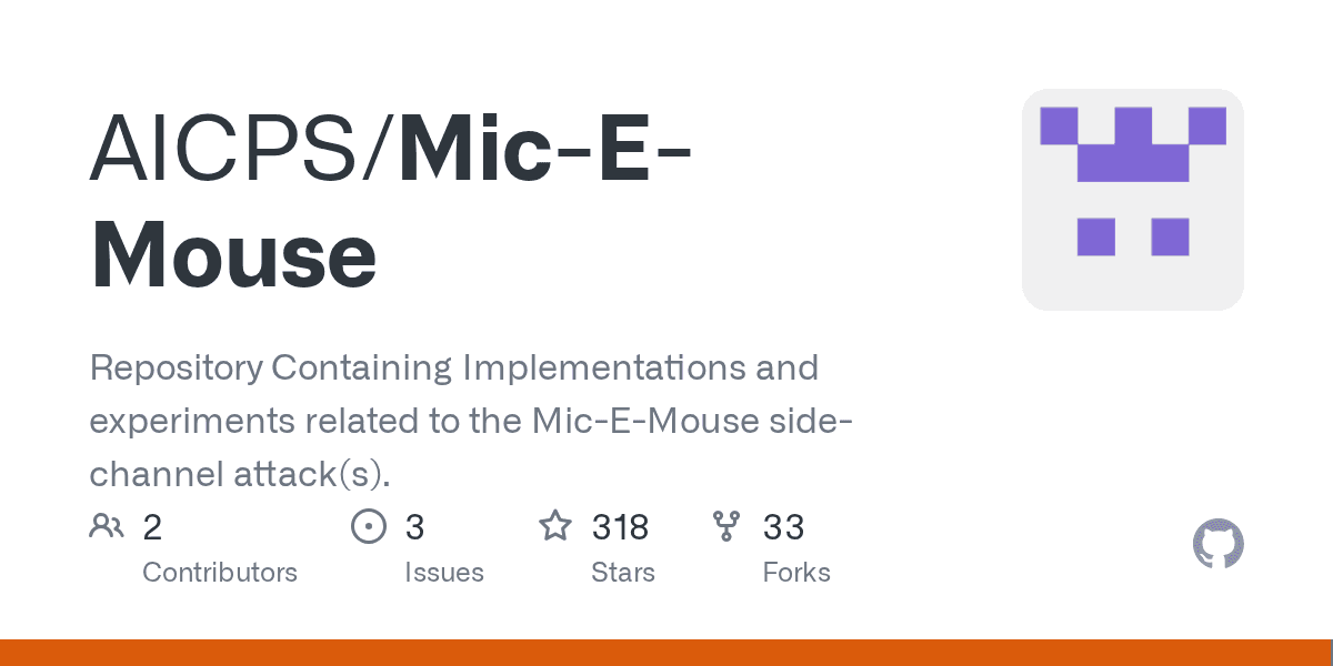 Your computer mouse can be used to record your voice.