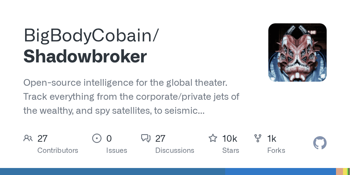 A unified interface for tracking everything from corporate jets to spy satellite...
