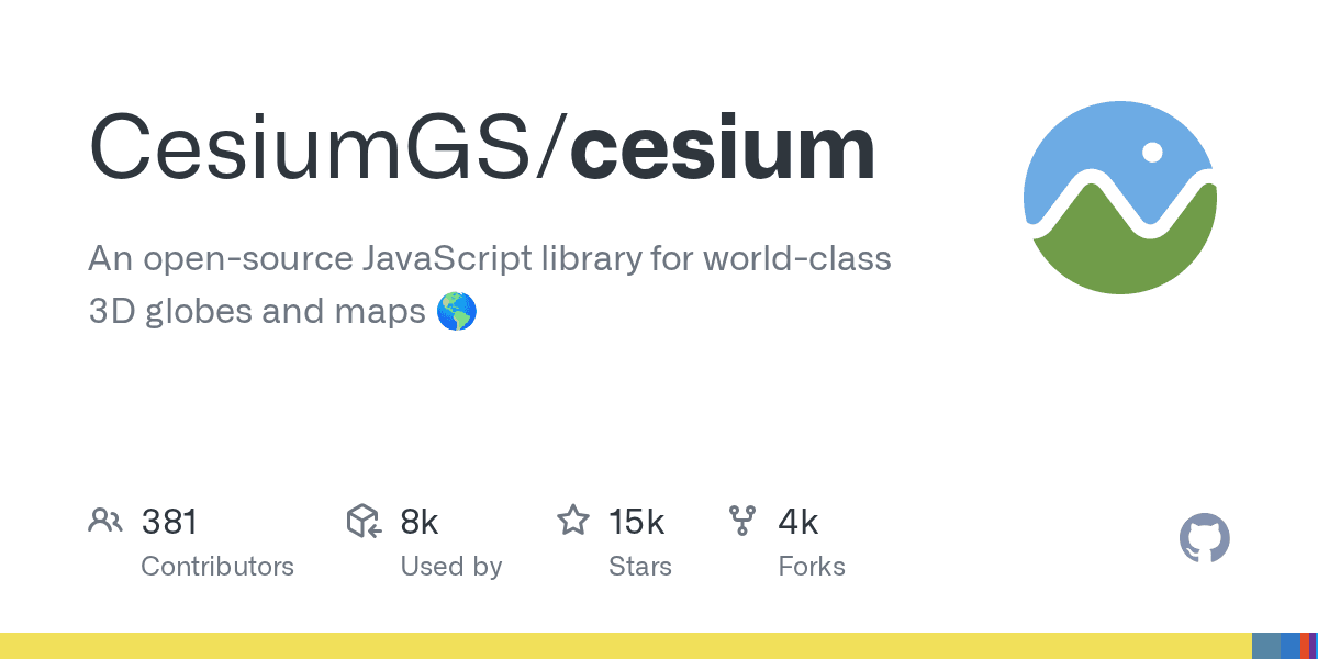 An open-source JavaScript library for world-class 3D globes and maps