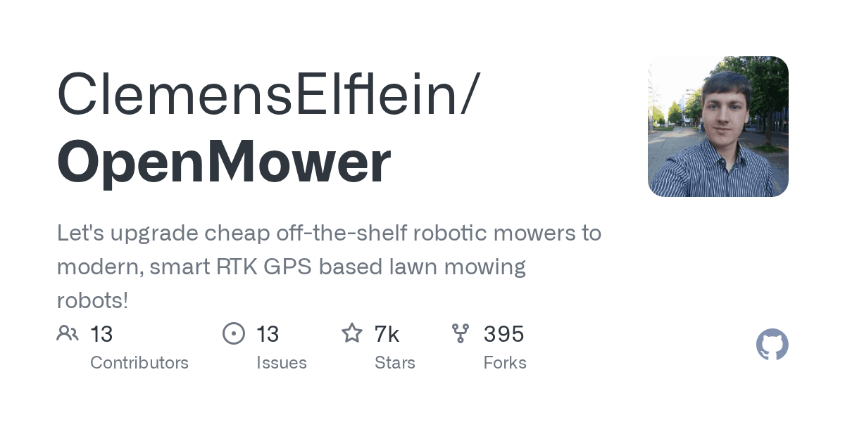 Open Source Autonomous Lawn Mowing Robot