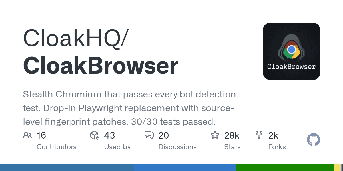 Undetectable Chromium that passes all thirty bot detection tests