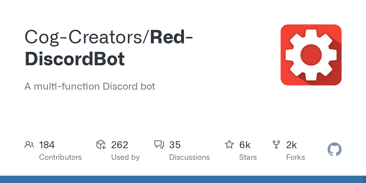 Red-DiscordBot: A fully modular, self-hosted Discord bot you control from within...
