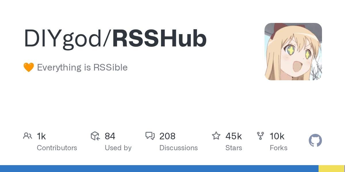 Everything is RSSible