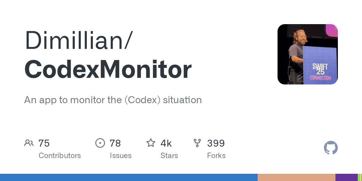 Track the Codex situation with a lightweight open-source desktop application