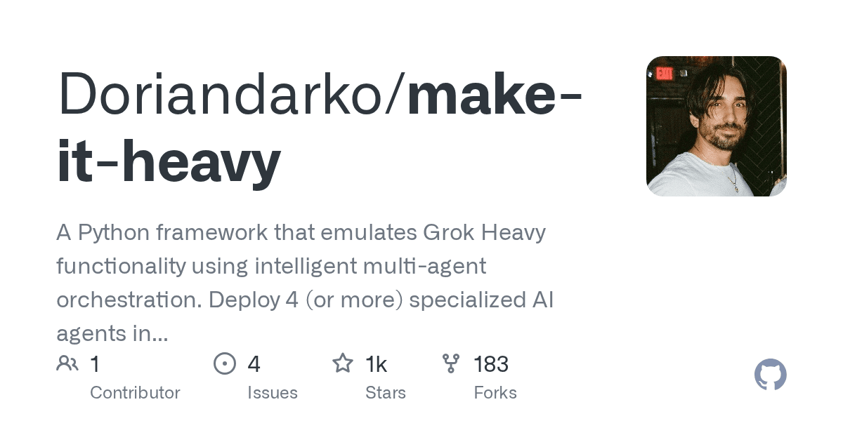 A Python framework that emulates Grok Heavy functionality.