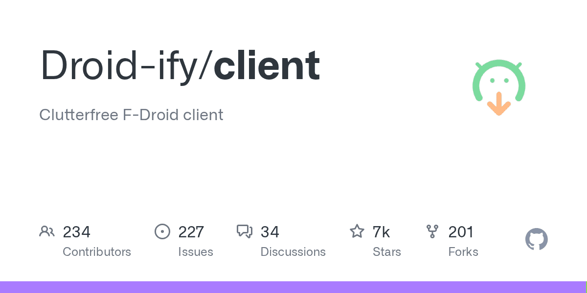Clutterfree F-Droid client