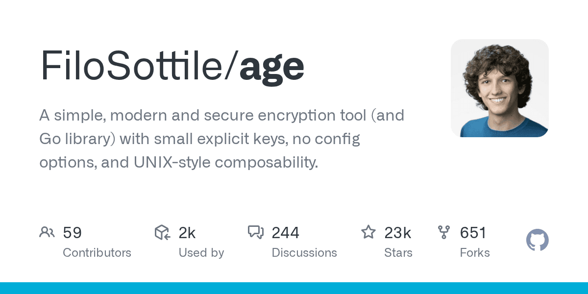 Simplify file encryption with small keys and UNIX-style composability