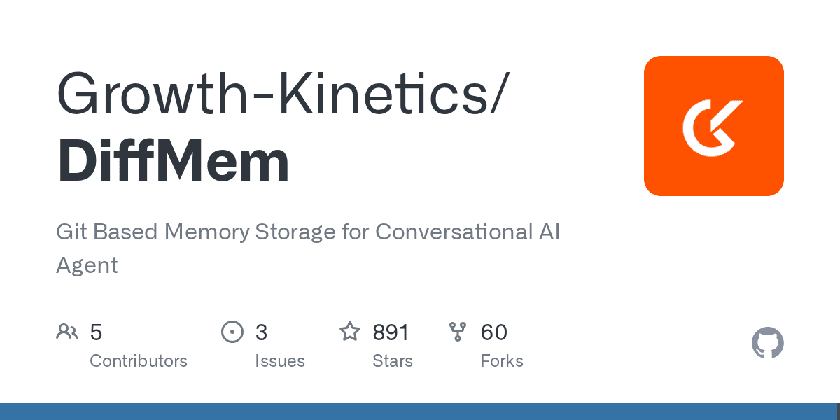 Git Based Memory Storage for Conversational AI Agent