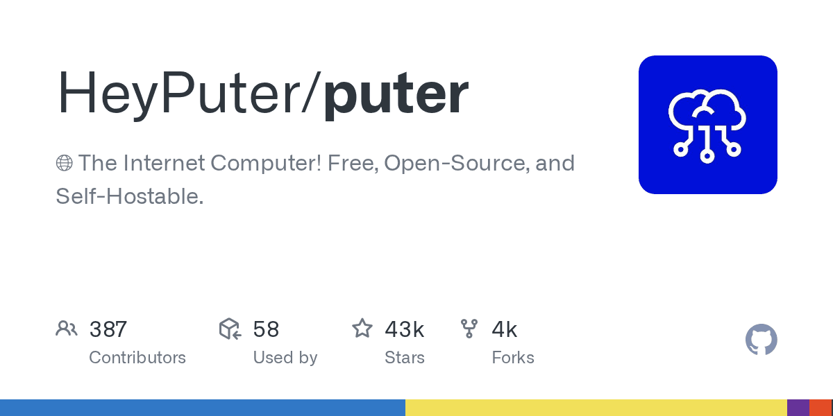 Puter: Turn your browser into a powerful internet OS. Free, open-source, and sel...