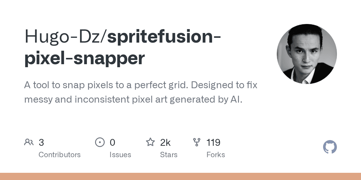 A tool to snap pixels to a perfect grid. Designed to fix messy and inconsistent ...