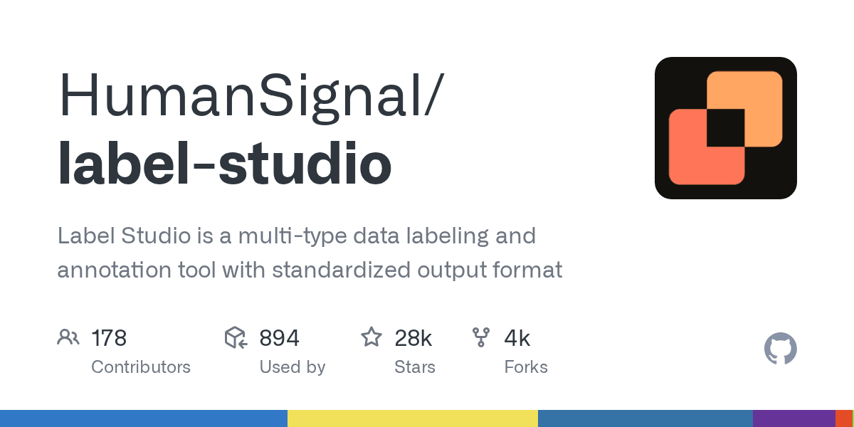 Label Studio is a multi-type data labeling and annotation tool with standardized...