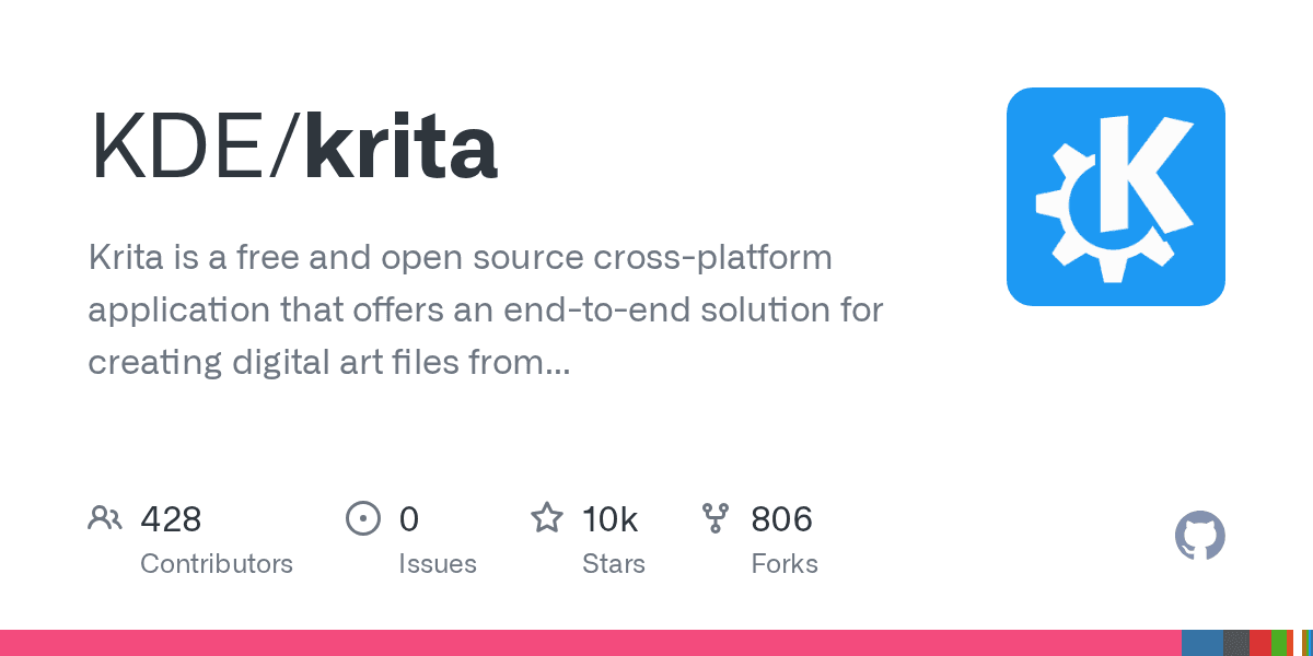 Krita is open source application that offers an end-to-end solution for creating...
