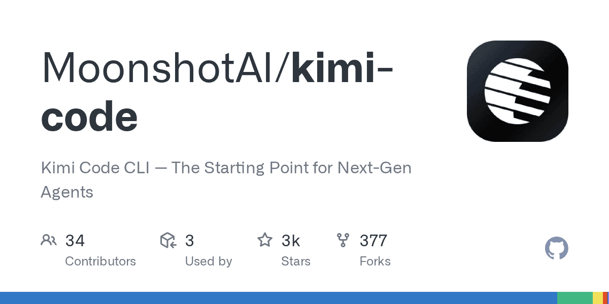 Kimi Code CLI is an AI agent that edits code, runs shell commands, and fetches w...