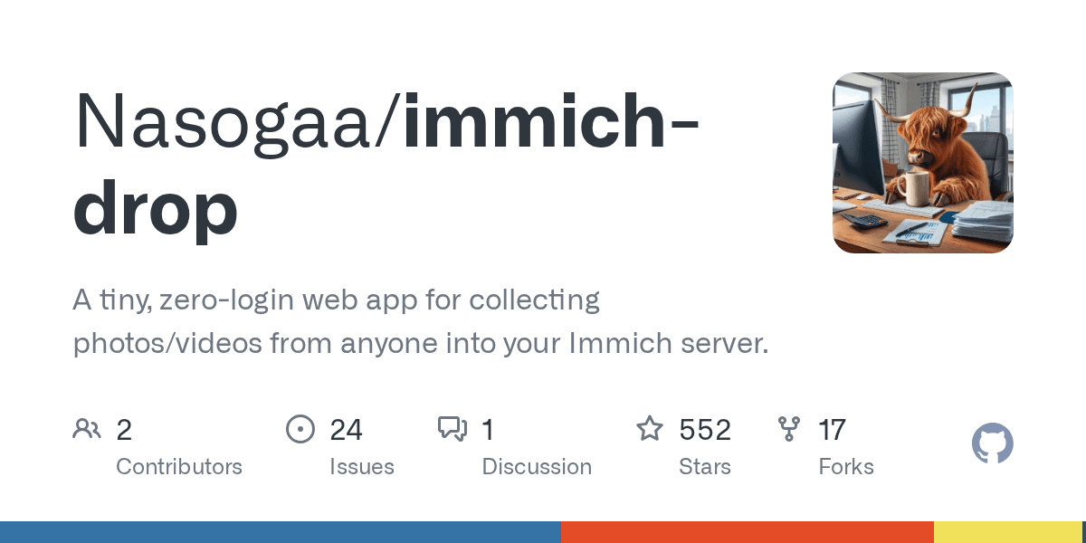 Open-Source, Zero-login uploader to send photos and videos into your Immich serv...