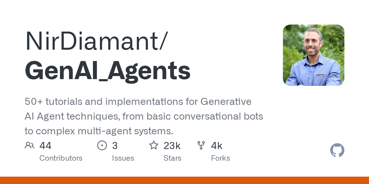 This repository provides tutorials and implementations for various Generative AI...