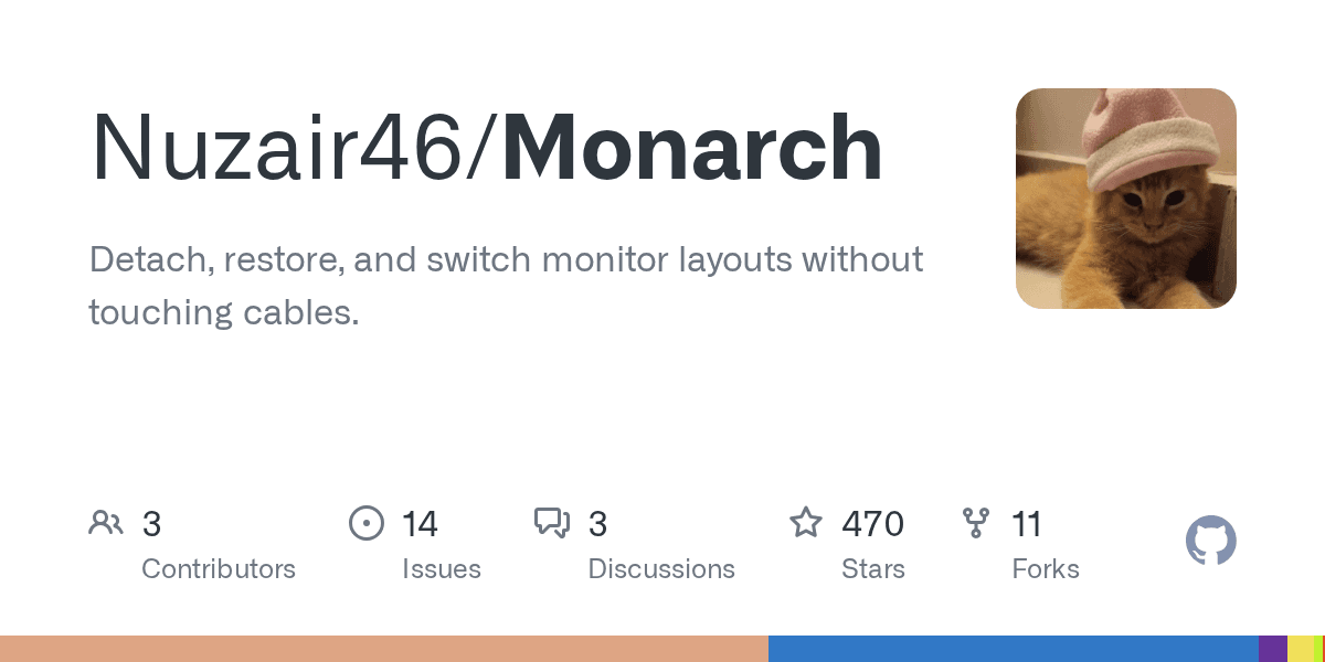 A minimalist Rust tool to detach and restore display layouts