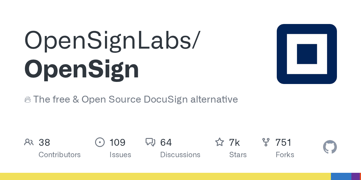 The open-source, self-hosted alternative to DocuSign.