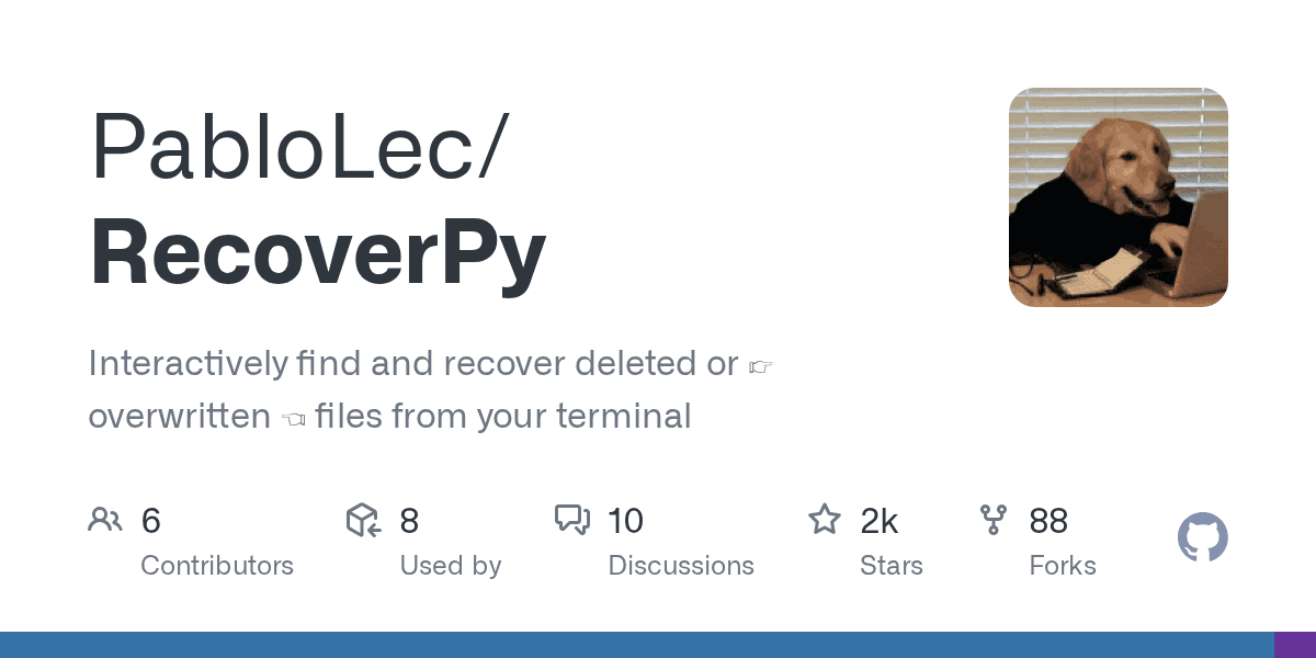 Interactively find and recover deleted or overwritten files from your terminal