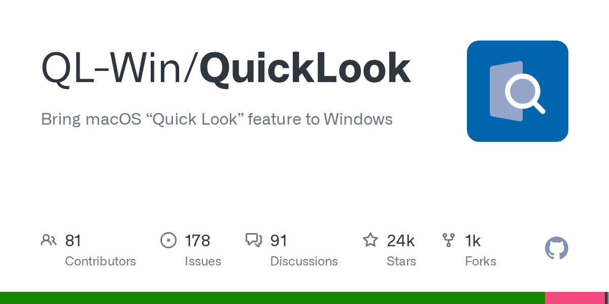Unlock macOS style file preview on Windows