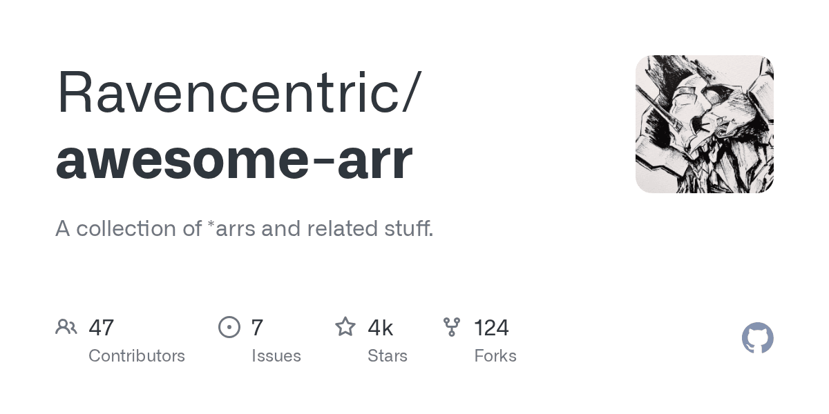The definitive collection of *arr apps, tools, and media automation resources
