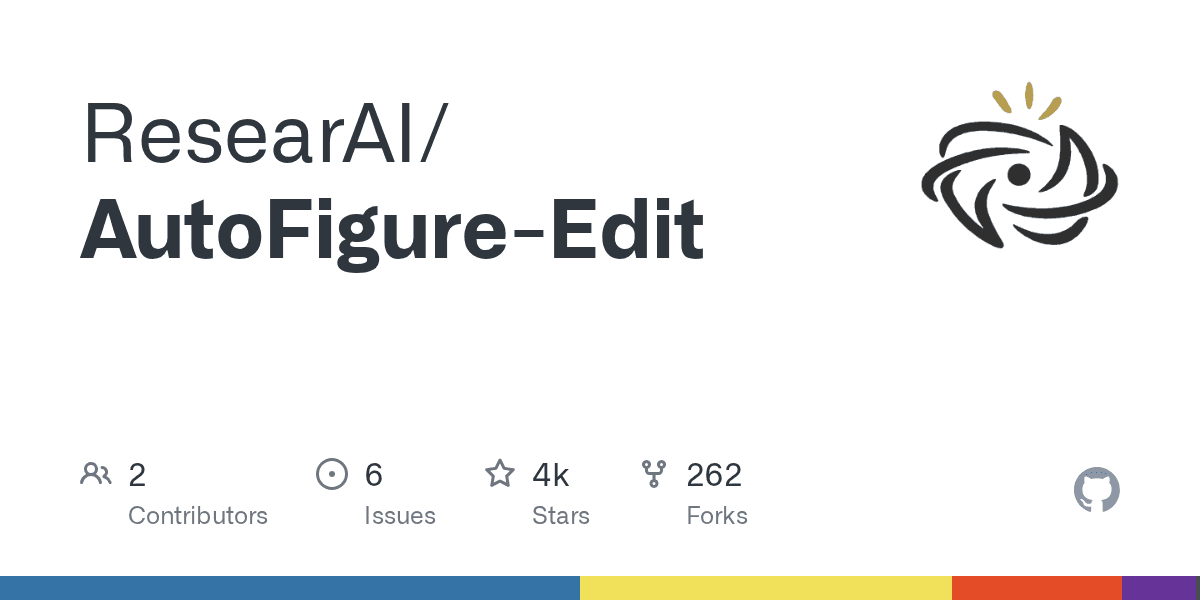 AutoFigure-Edit turns paper method sections into editable SVG figures