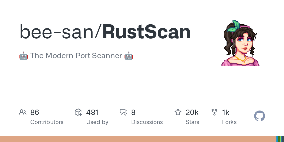 A lightning-fast port scanner that finds open ports in seconds.