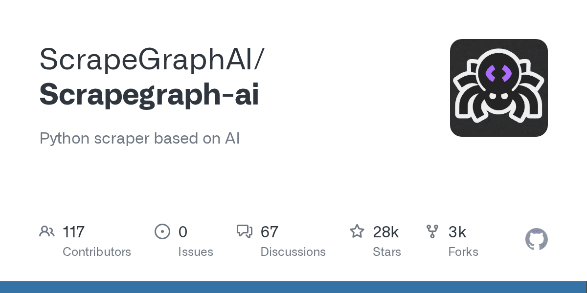 Python scraper based on AI