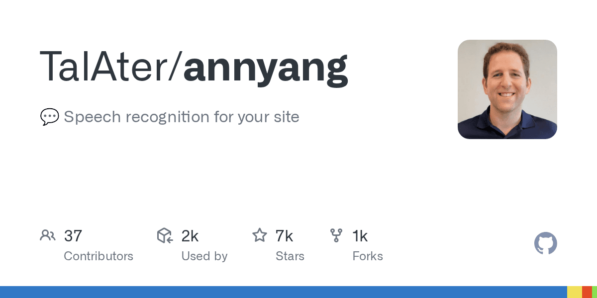 A tiny JavaScript Speech Recognition library that lets your users control your s...