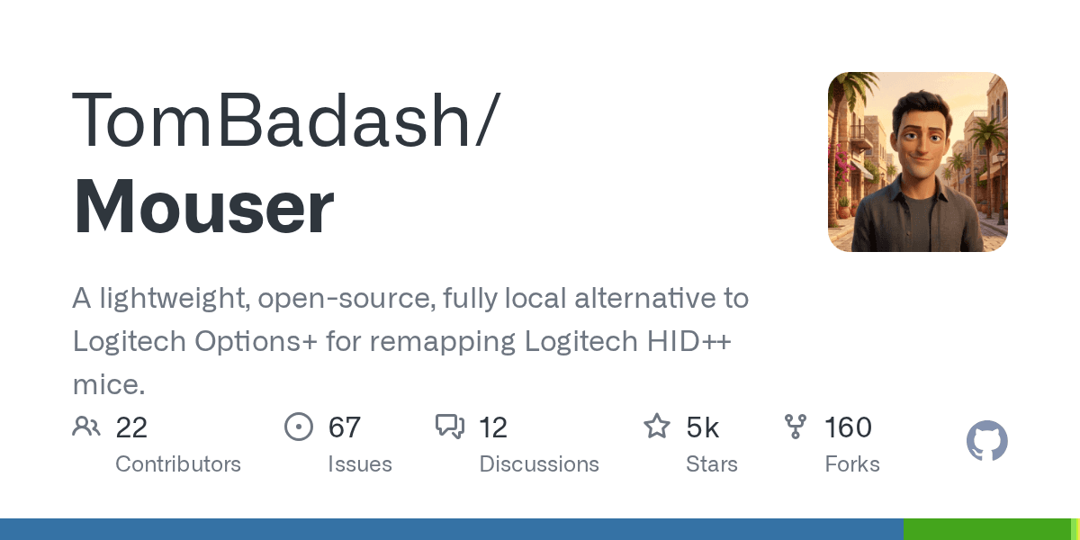 Mouser: Desktop App for Advanced Logitech Mouse Control