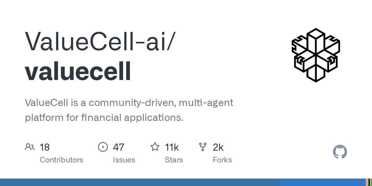 A community-driven, multi-agent platform for financial applications.