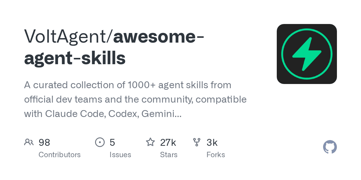 Awesome Agent Skills: The Largest Curated Library of AI Agent Skills