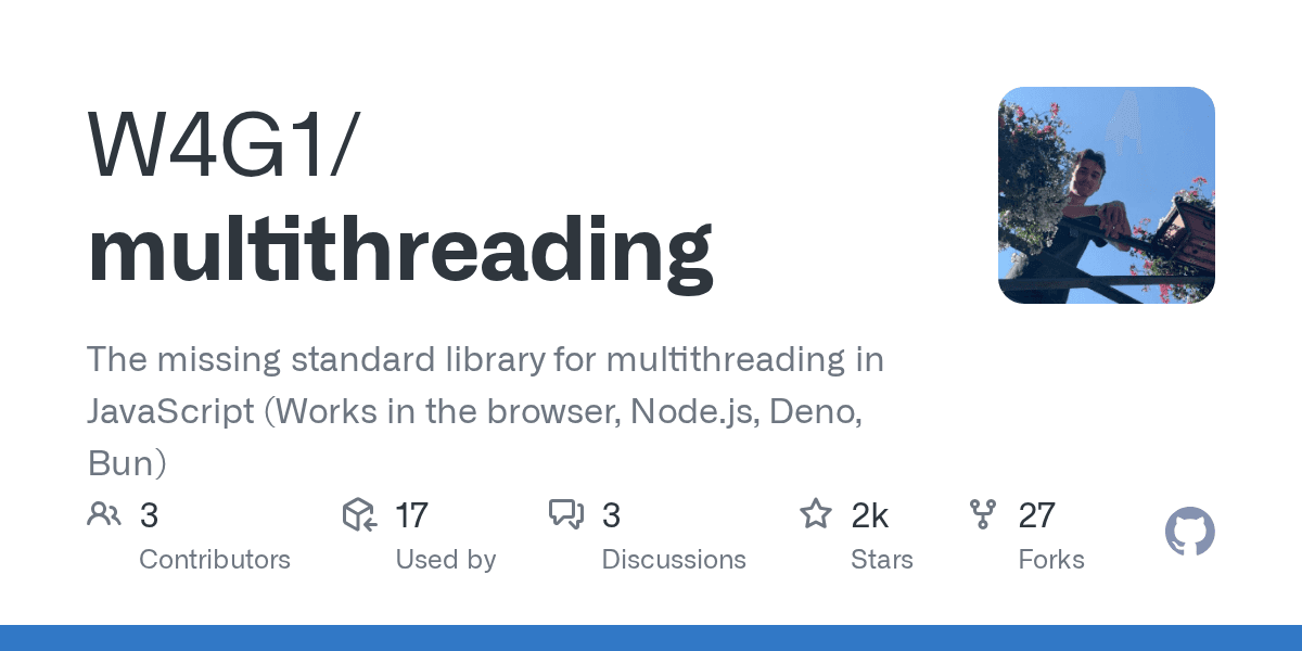 Integrate multithreading into your JavaScript projects seamlessly