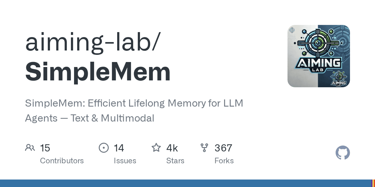 The definitive open-source solution for compressed, lifelong memory in LLM agent...