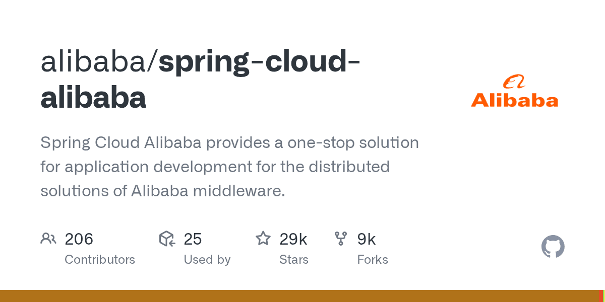 Spring Cloud Alibaba provides a one-stop solution for application development fo...