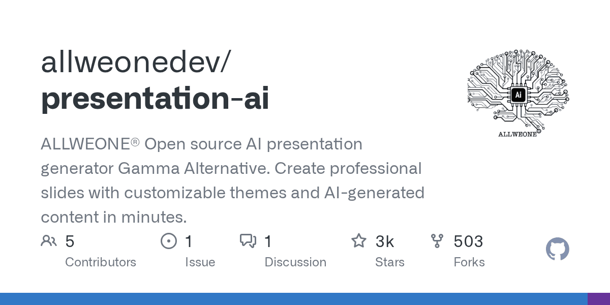 The definitive open-source alternative to paid AI presentation services
