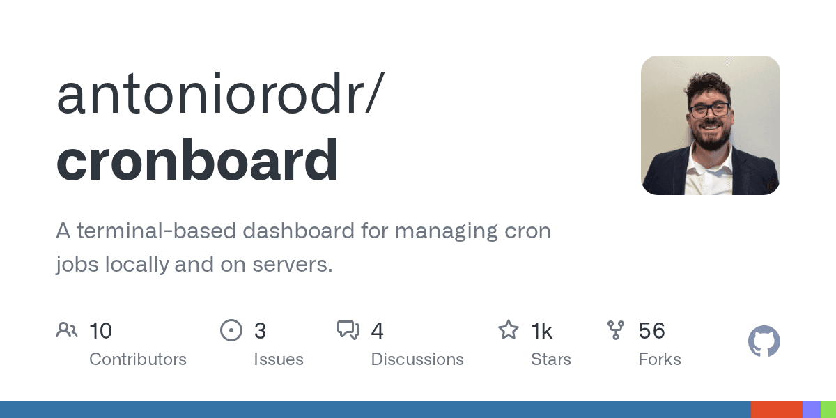 A terminal-based dashboard for managing cron jobs locally and on servers.