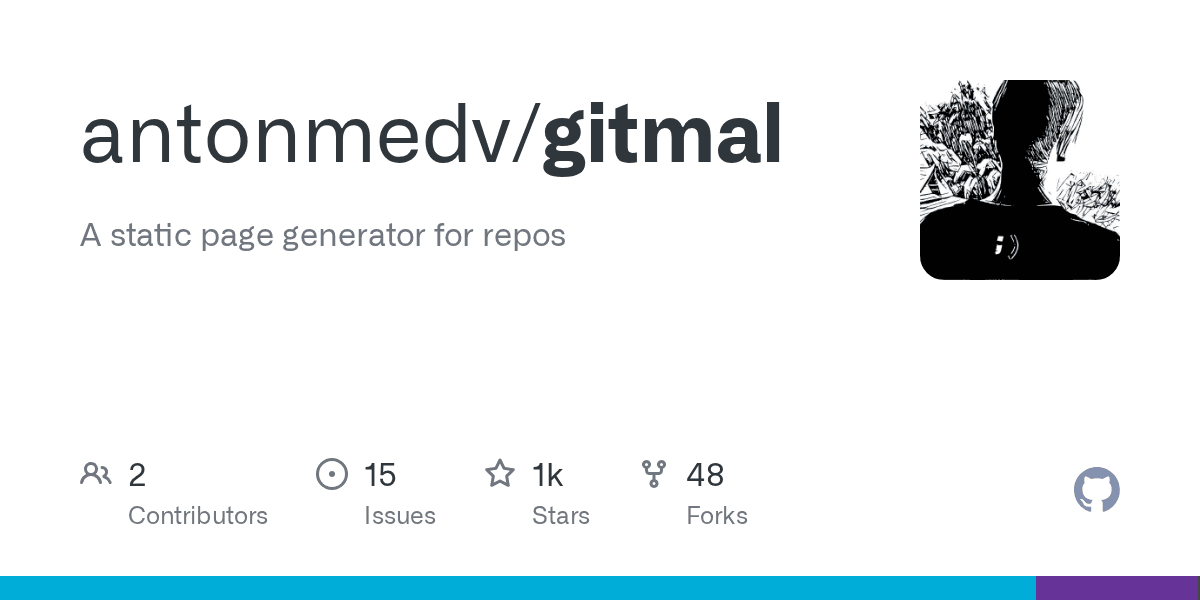 A static page generator for repos