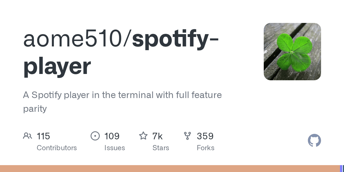 Control Spotify playback from your terminal with full features