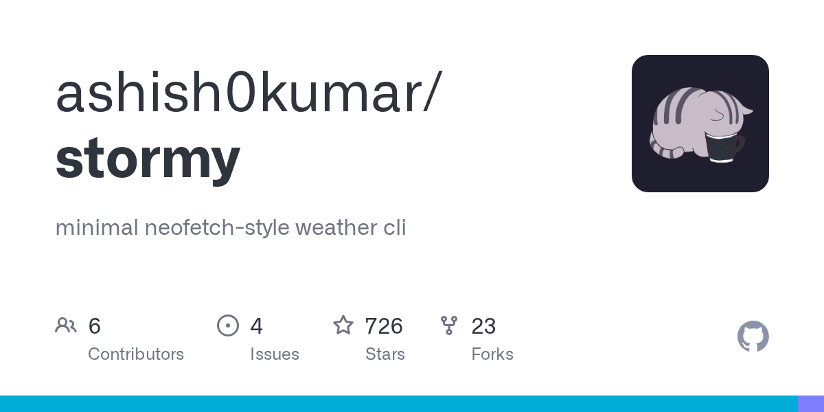 Weather for your terminal