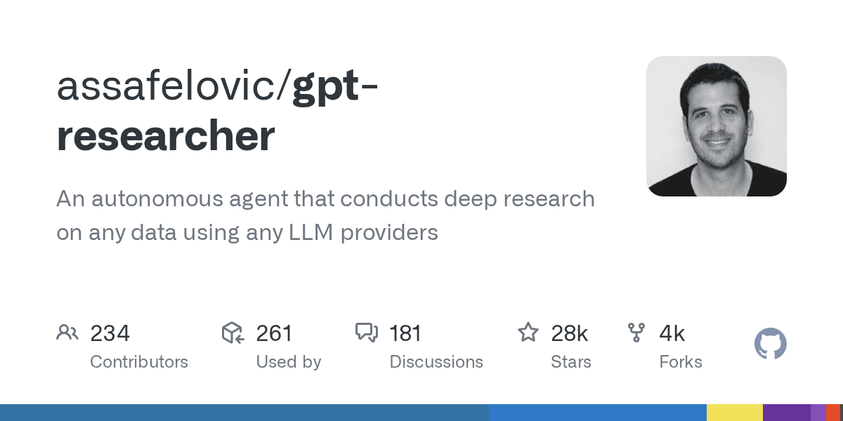 LLM based autonomous agent that conducts deep local and web research on any topi...