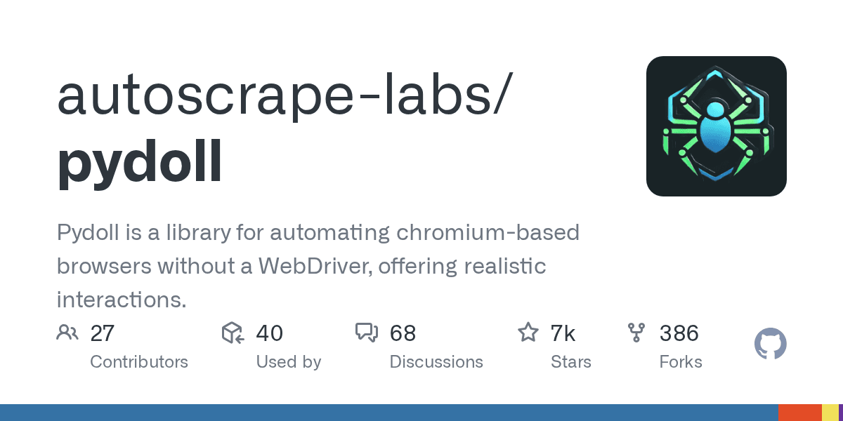 An open-source library for automating chromium-based browsers without a WebDrive...