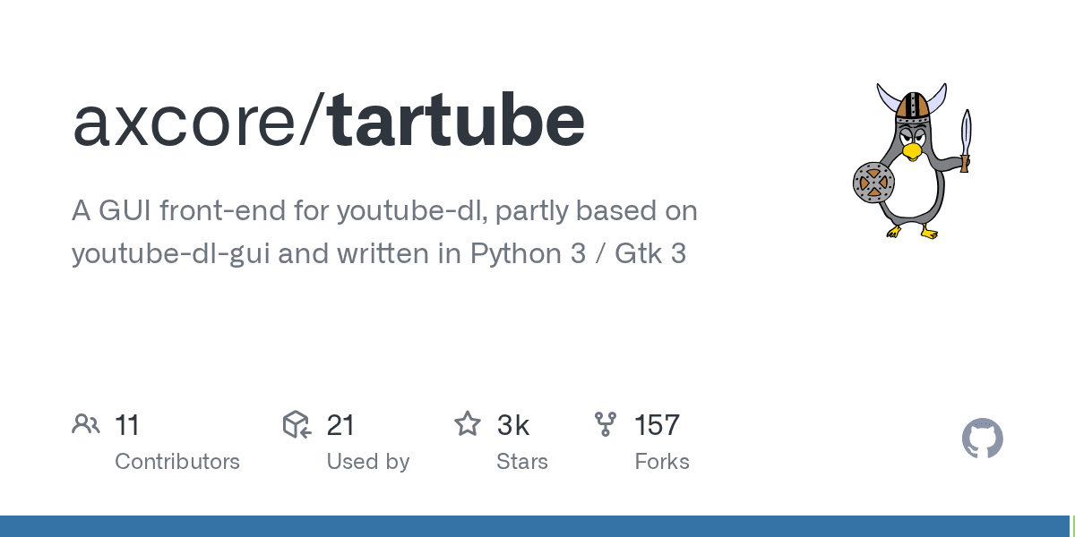 A GUI front-end for youtube-dl, partly based on youtube-dl-gui