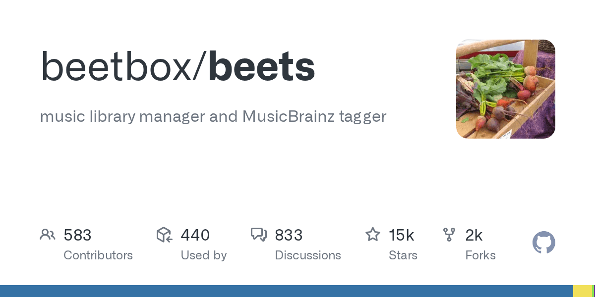 Music library manager and MusicBrainz tagger