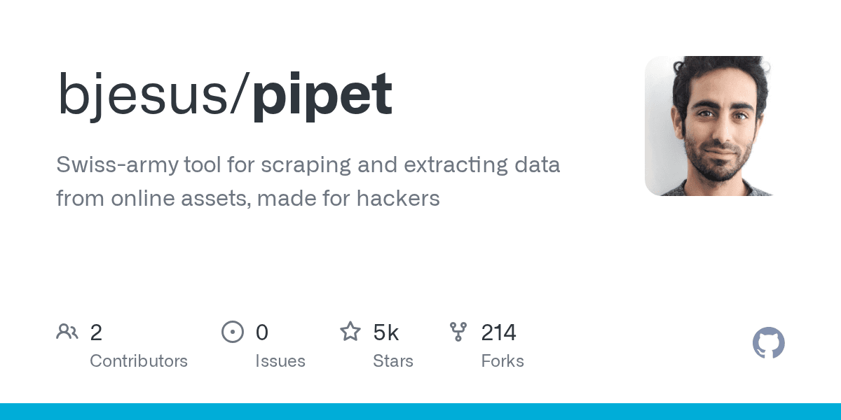 Swiss-army tool for scraping and extracting data from online assets, made for ha...