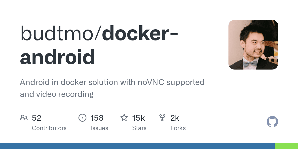 Run android in docker