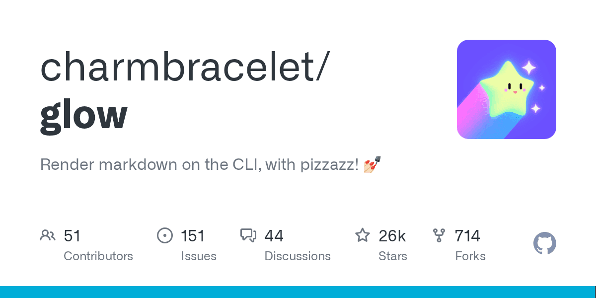 A CLI based markdown reader that will blow (glow) your mind.