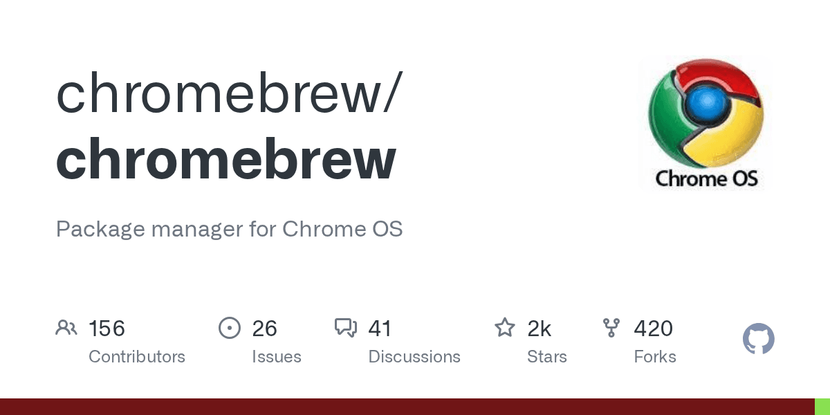 Package manager for Chrome OS