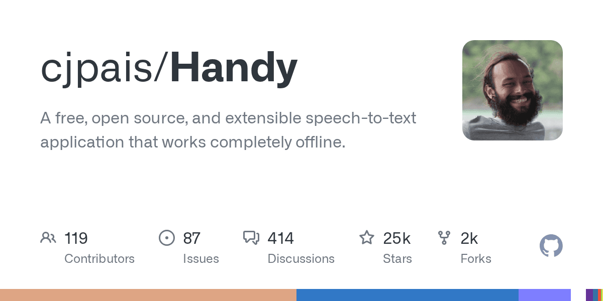 A free, open source, and extensible speech-to-text application that works comple...